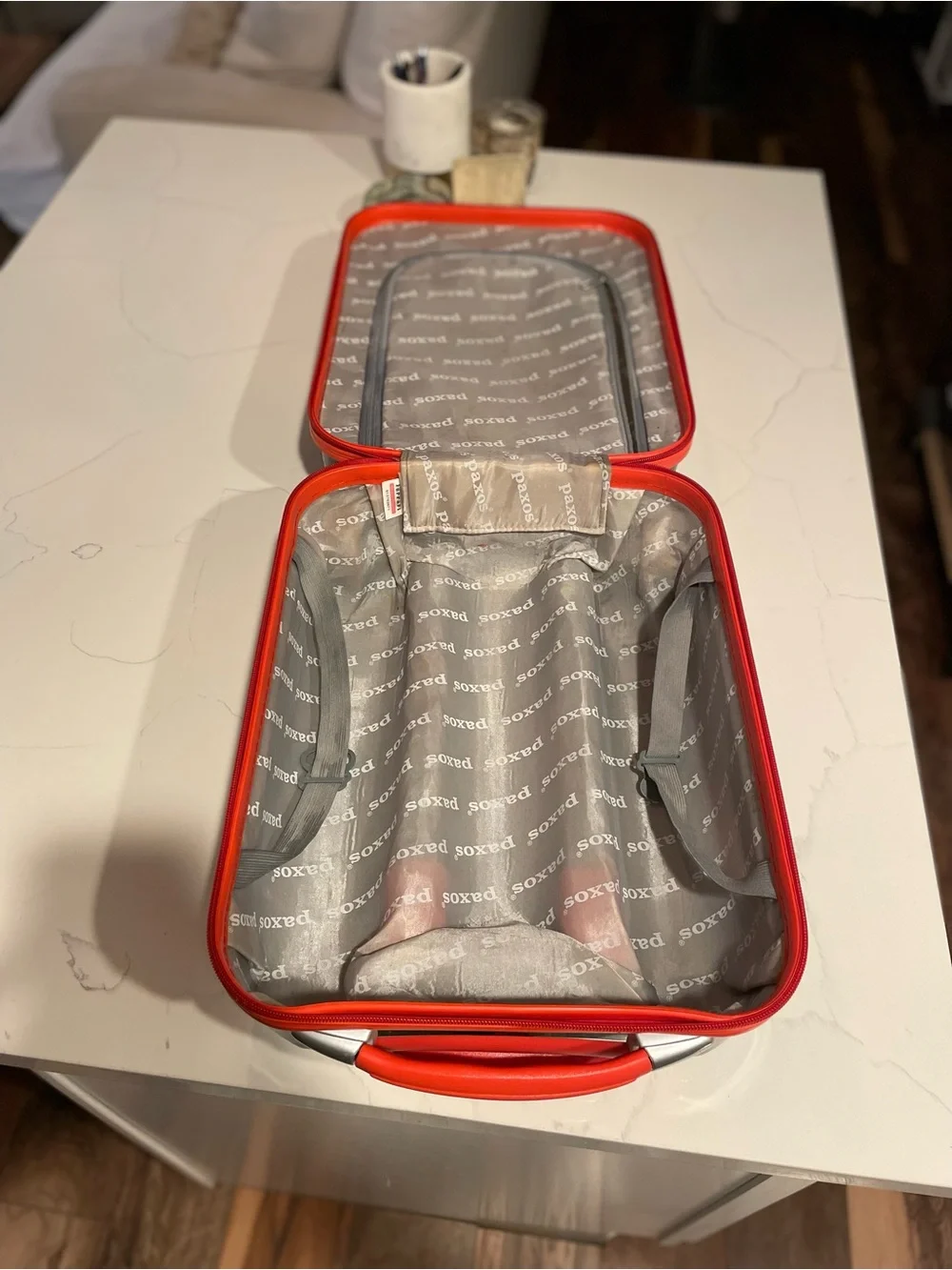 Kids Ferrari Black & Red Racing Hardcase Carry-On Luggage Scooter | Genuine